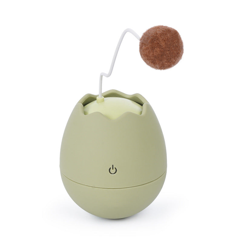 Interactive ABS & Cotton Ball Cat Teaser Toy - 3 Colours