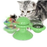 Cat Rotating Windmill Toy - Scratch, Itch & Teeth Cleaning Multi-Function