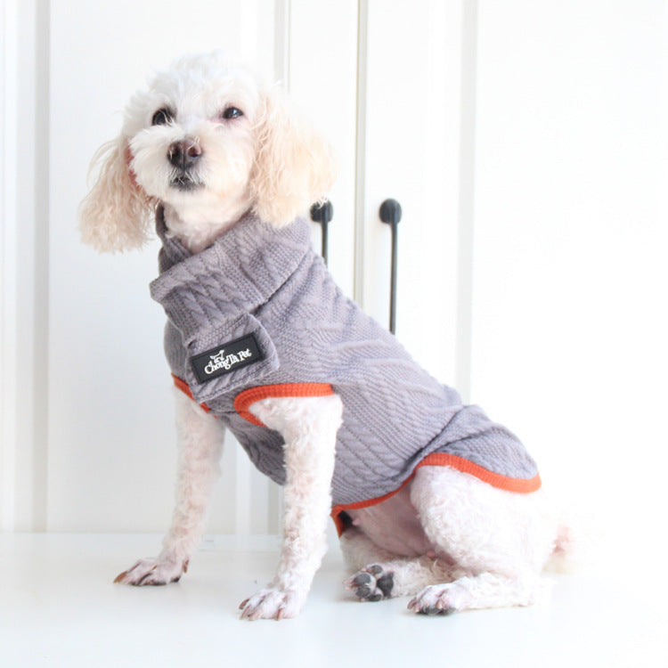 Vintage Twist Dog Sweater | Cosy Knit Style for All Breeds