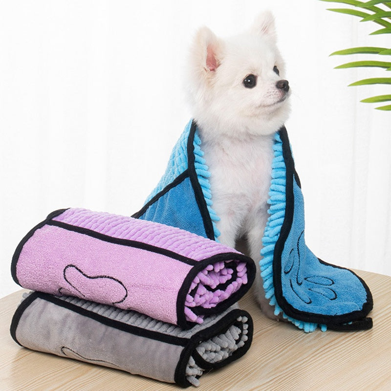 Super Absorbent Microfibre Pet Bathrobe & Towel (Multiple Colours + Multiset Options)