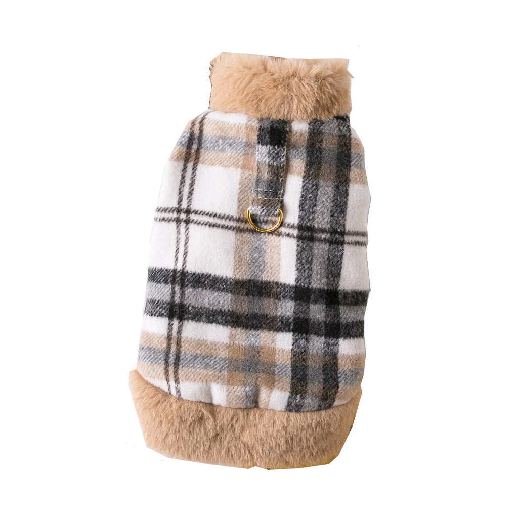 NovaLuxe Dog Autumn Harness Coat - Pink OR Khaki (All sizes)