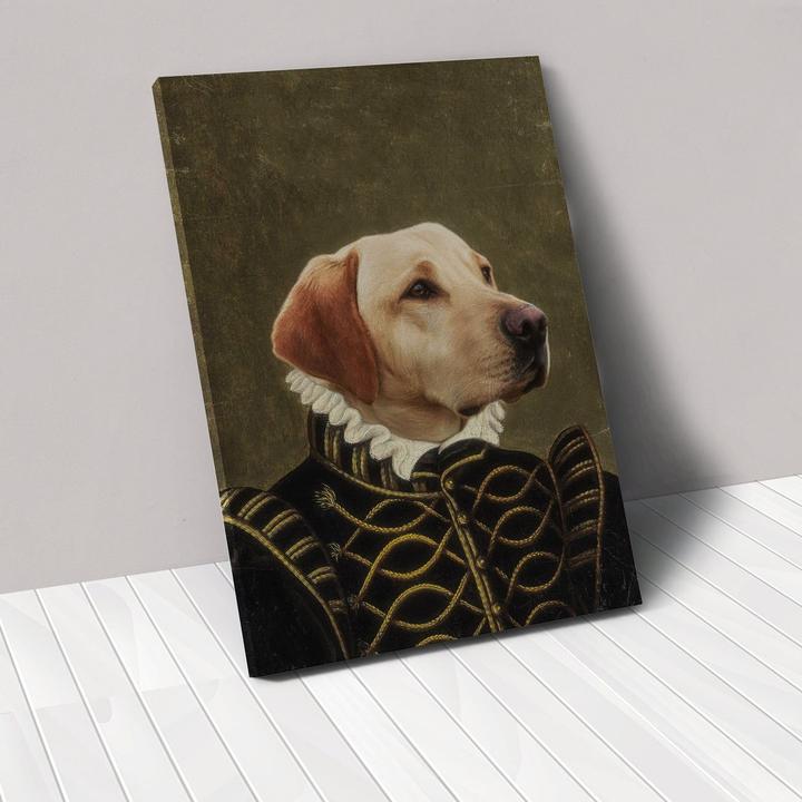 Personalised Pet Canvas Portrait - Custom Dog & Cat Art Print, 5 Styles & 3 Sizes