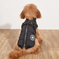 Reflective Dog Fashion Hoodie | Fleece-Lined Cotton Jacket
