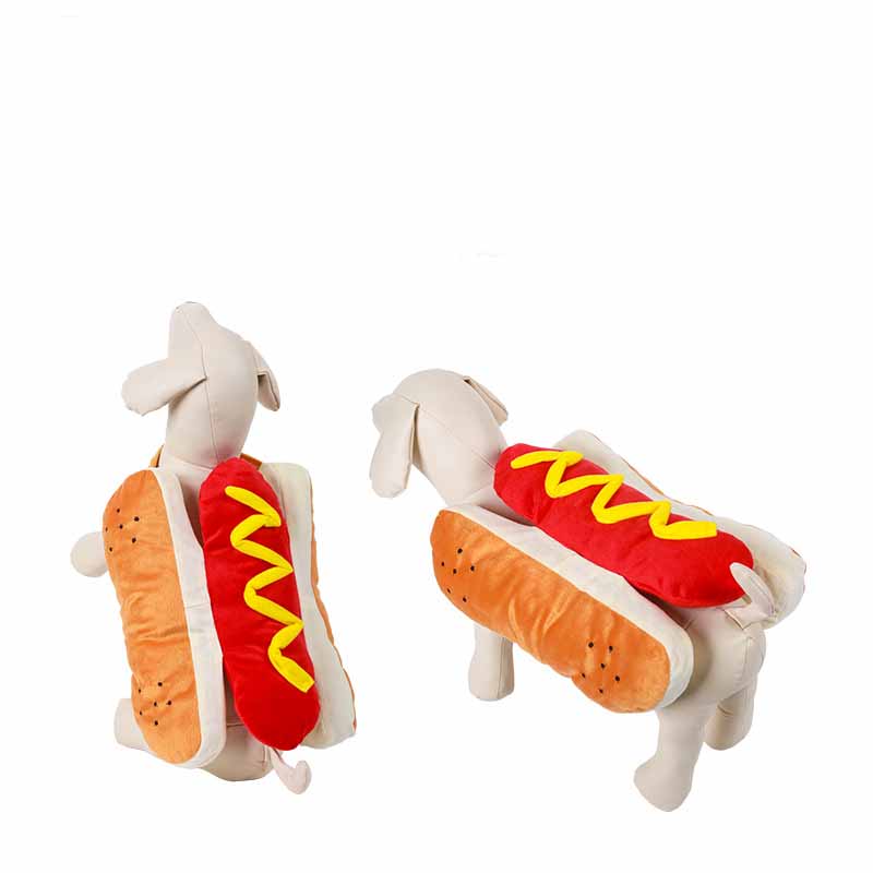 Hot Dog Costume for Dogs & Cats - Funny Party Outfit