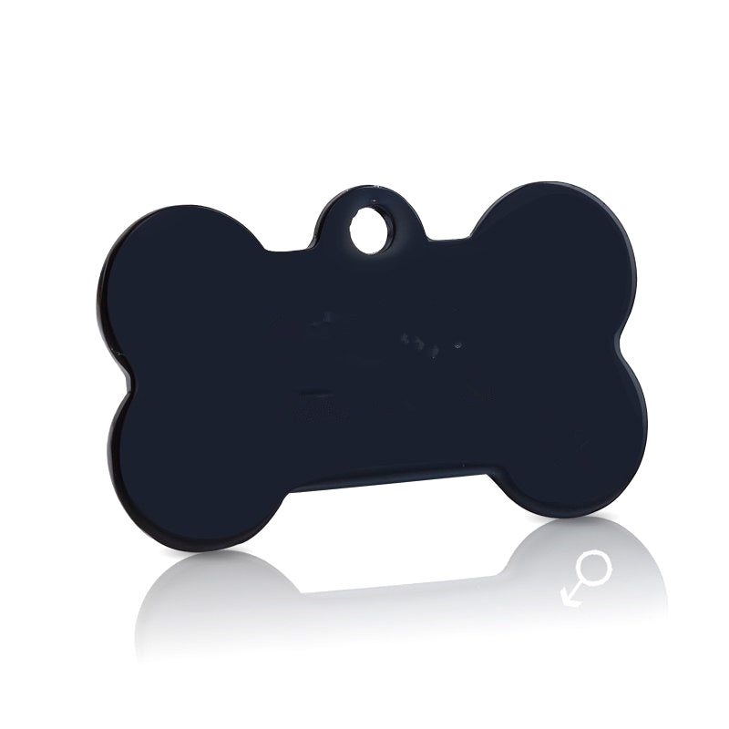 Stainless Steel Custom Pet ID Tag - Free Engraving, Dogs & Cats, 4 Colours & 2 Sizes