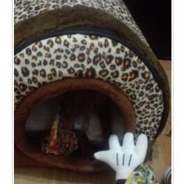 The Burrow – Tunnel Pet House for Cats & Small Dogs (5 Beautiful Print Options)