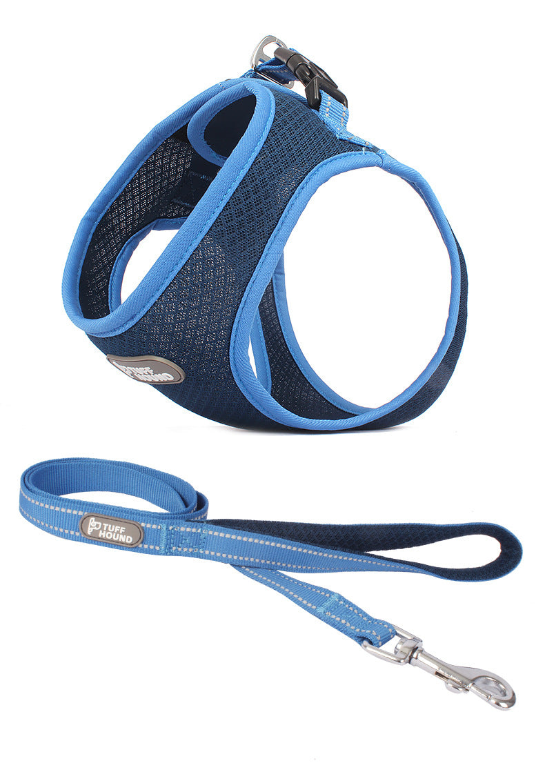 Soft Chest Harness & Leash for Cats & Dogs