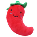 Fruit & Cartoon Plush Squeaky Pet Toy Set - 15 Designs