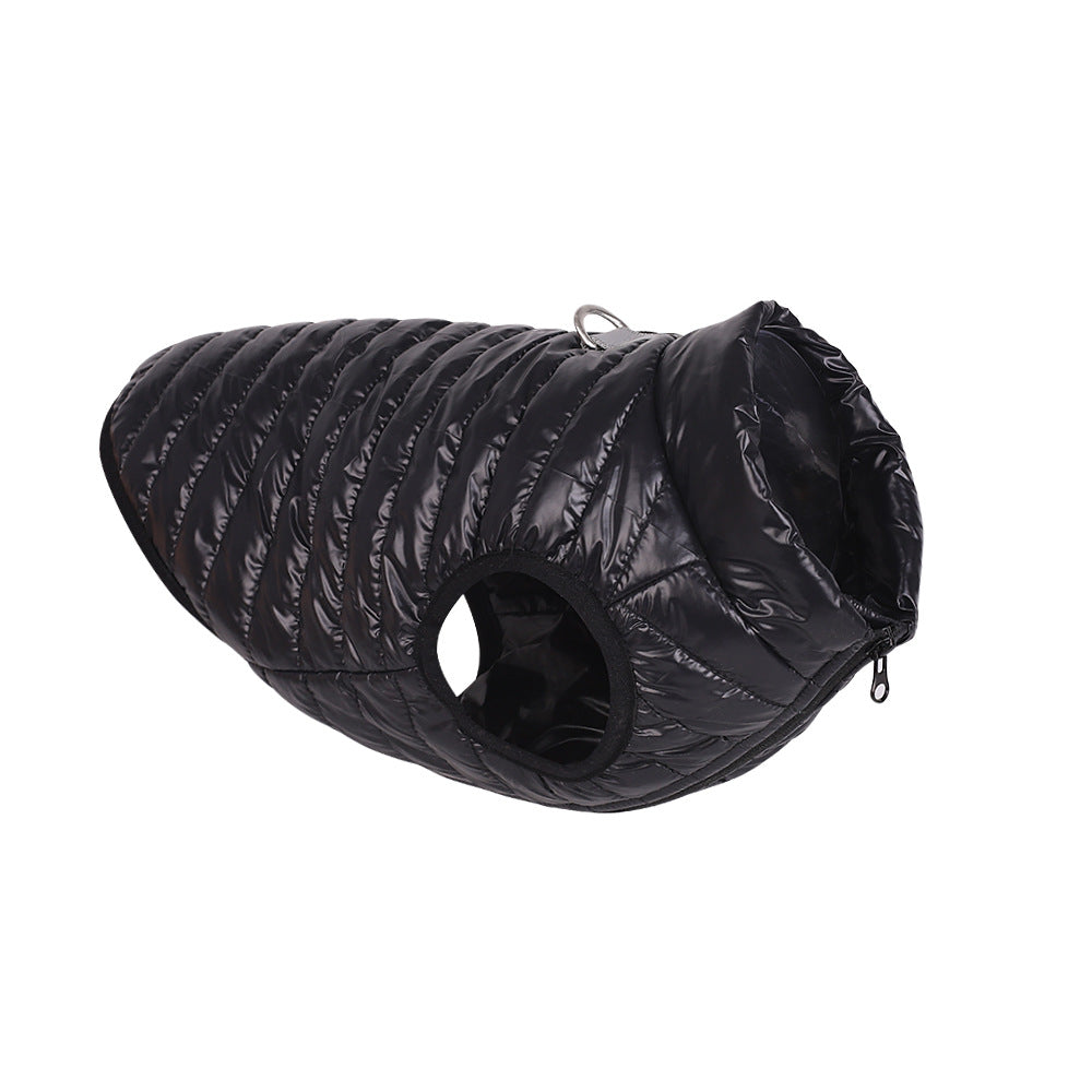 Full Zip Nylon Dog Jacket - Lightweight Autumn & Winter Coat (All sizes + 5 Colours)