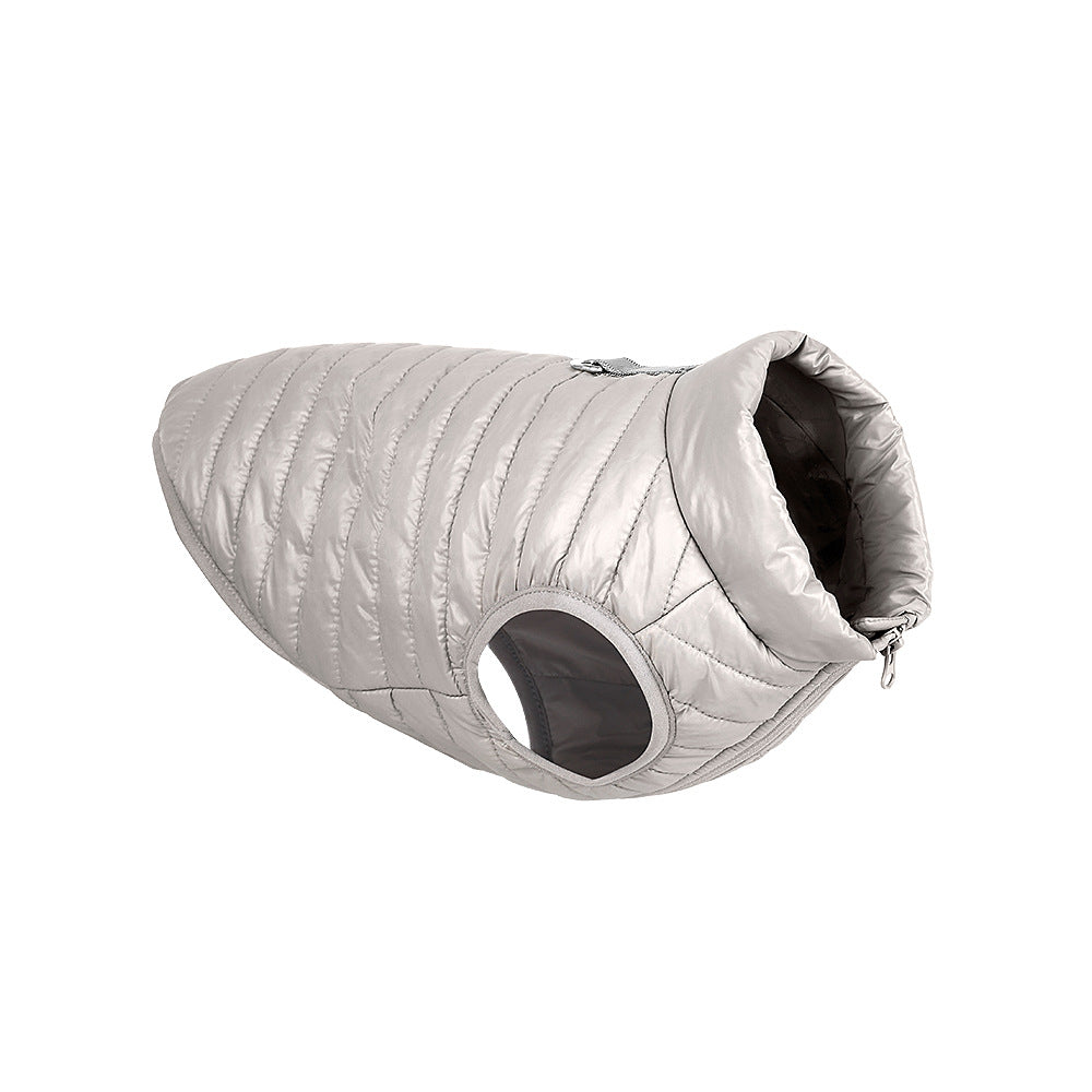Full Zip Nylon Dog Jacket - Lightweight Autumn & Winter Coat (All sizes + 5 Colours)