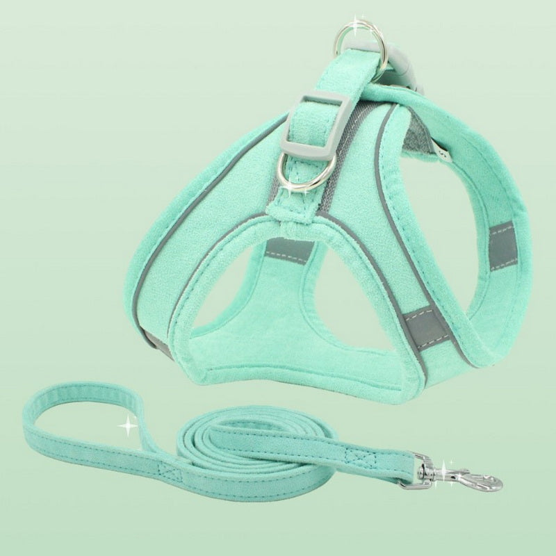 BellRub Market - Soft Velvet Cat Vest Harness & Leash Set