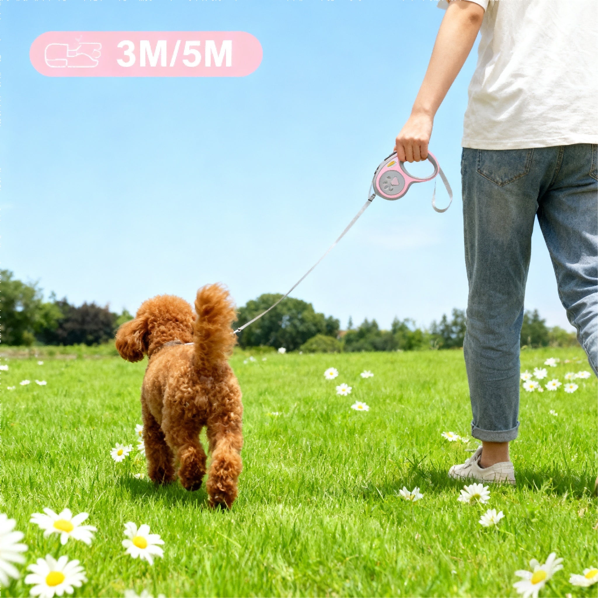 Doggies - Luxury Retractable Nylon Dog Leads