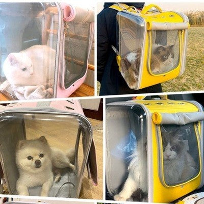 Portable Pet Backpack | Cat & Small Dog Carrier | 5 Colours