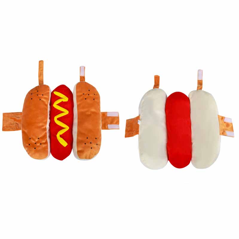 Hot Dog Costume for Dogs & Cats - Funny Party Outfit