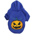 Halloween Pumpkin Print Dog Sweater - Spooky Season Style (All Sizes