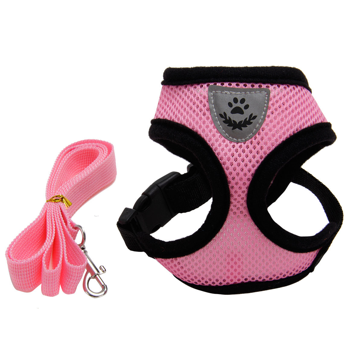 Mesh Dog Harness & Lead Set | Breathable No-Pull Design