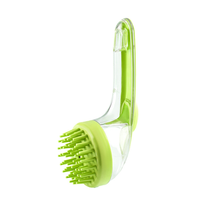 Long Handle Pet Bath Brush | Shampoo Dispenser | 4 Colours