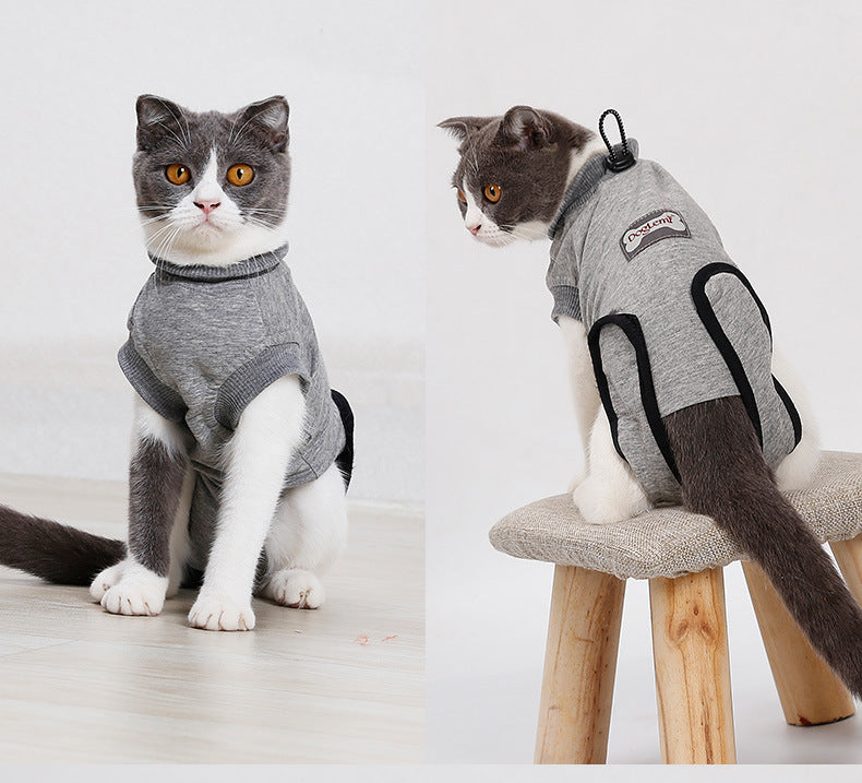 Post-Surgery Pet Recovery Suit - Anti-Lick Wound Protection for Dogs & Cats