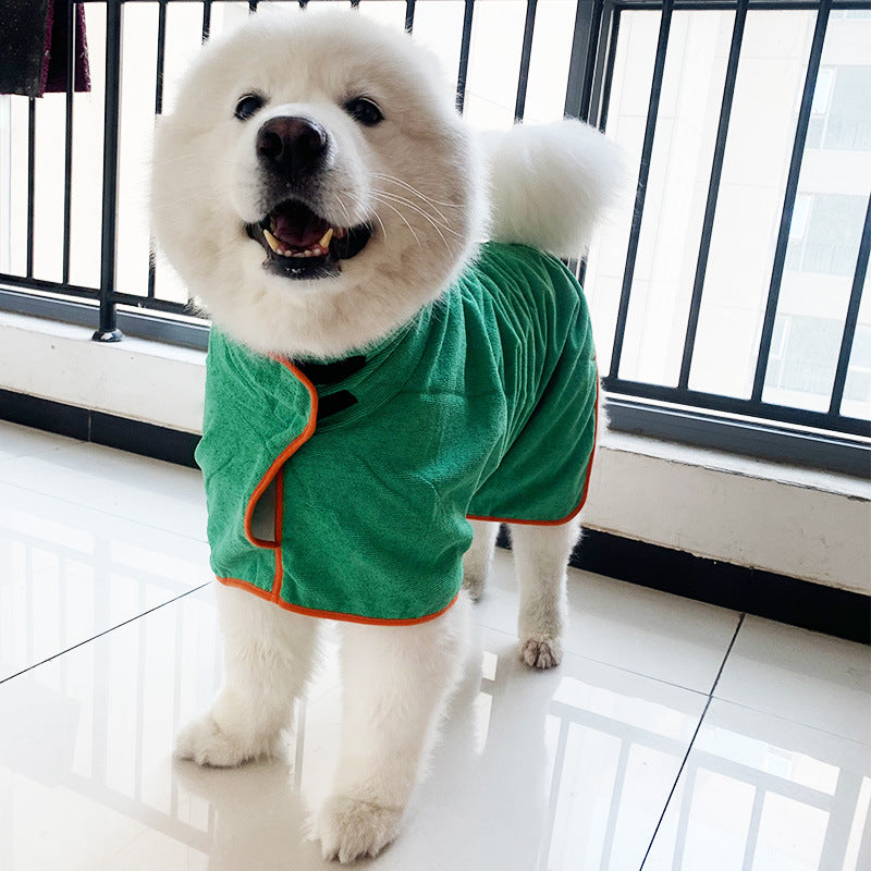 Doggy Bathrobe | Microfibre Fast-Drying Grooming Coat | XS–XXXL