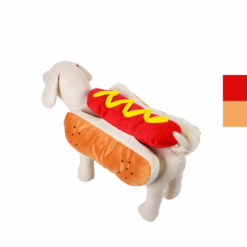 Hot Dog Costume for Dogs & Cats - Funny Party Outfit
