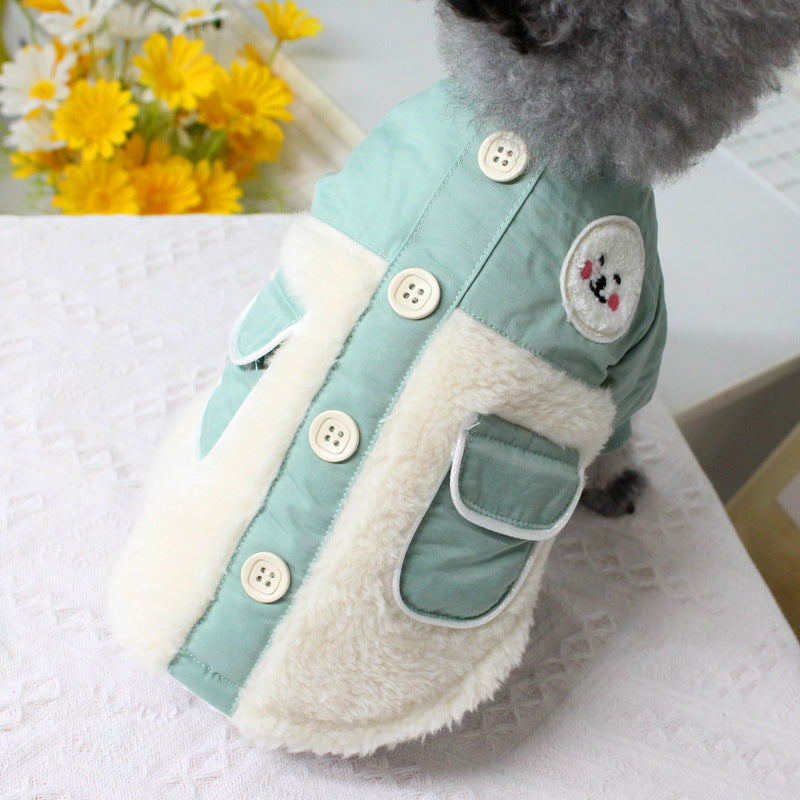 BellyRub - Double Pocket Spliced Jacket