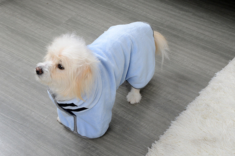 Microfibre Quick-Dry Pet Drying Towel & Bathrobe