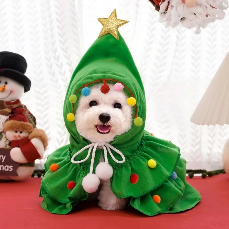 Christmas Cloak & Shawl for Cats & Dogs