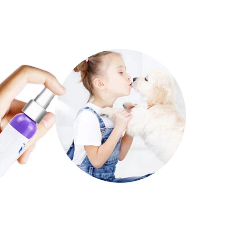 Pet Oral Spray | Fresh Breath & Plaque Control | 60ml - Eliminating Poo Breath