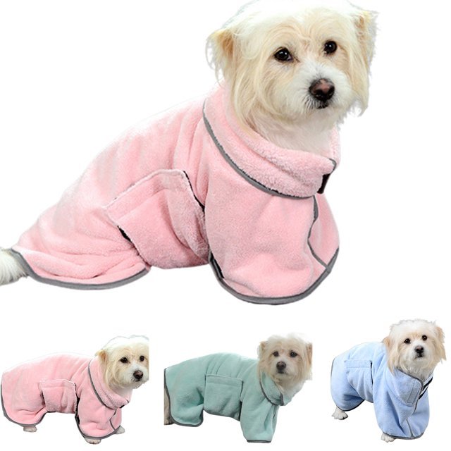 Microfibre Quick-Dry Pet Drying Towel & Bathrobe