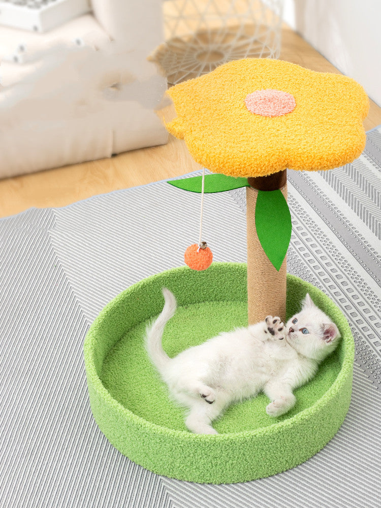 Large Cat Scratcher Platform | Floral Design | 8 Styles