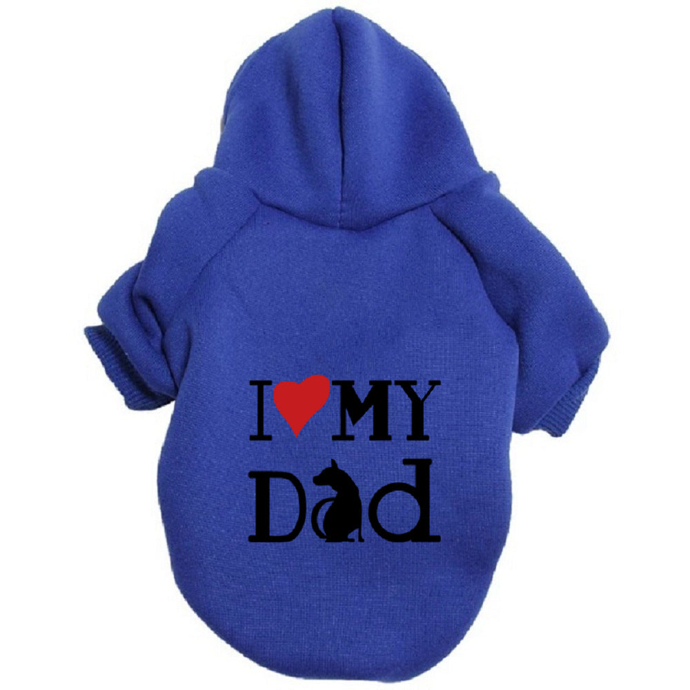 "I Love My Mum / Dad" Themed Dog Jumper for All Sizes