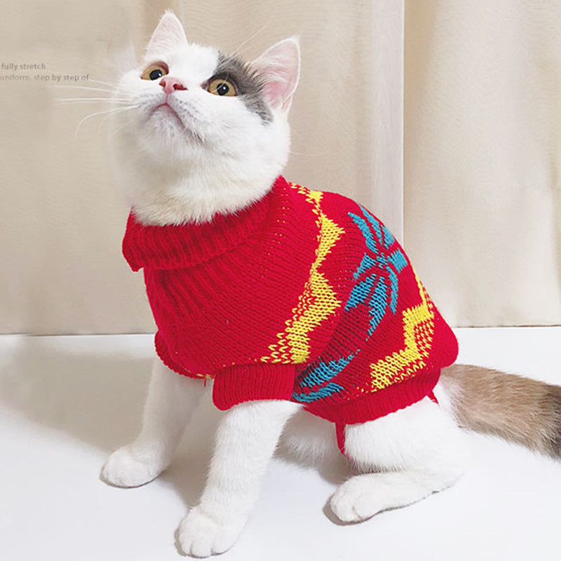Winter Fashion Dog Jumpers (14 Different Themes) - Festive & Flag Print Designs