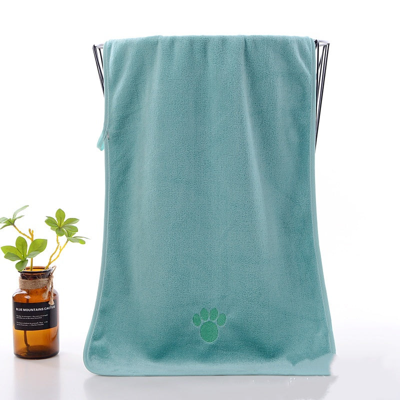 Microfibre Quick-Dry Pet Bath Towel - Super Absorbent (Multiple Colours & Sizes)