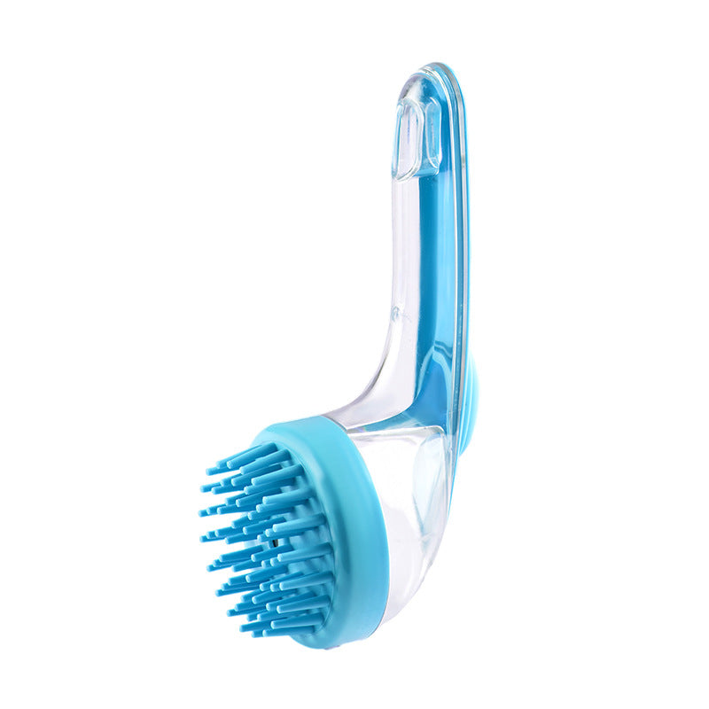 Long Handle Pet Bath Brush | Shampoo Dispenser | 4 Colours