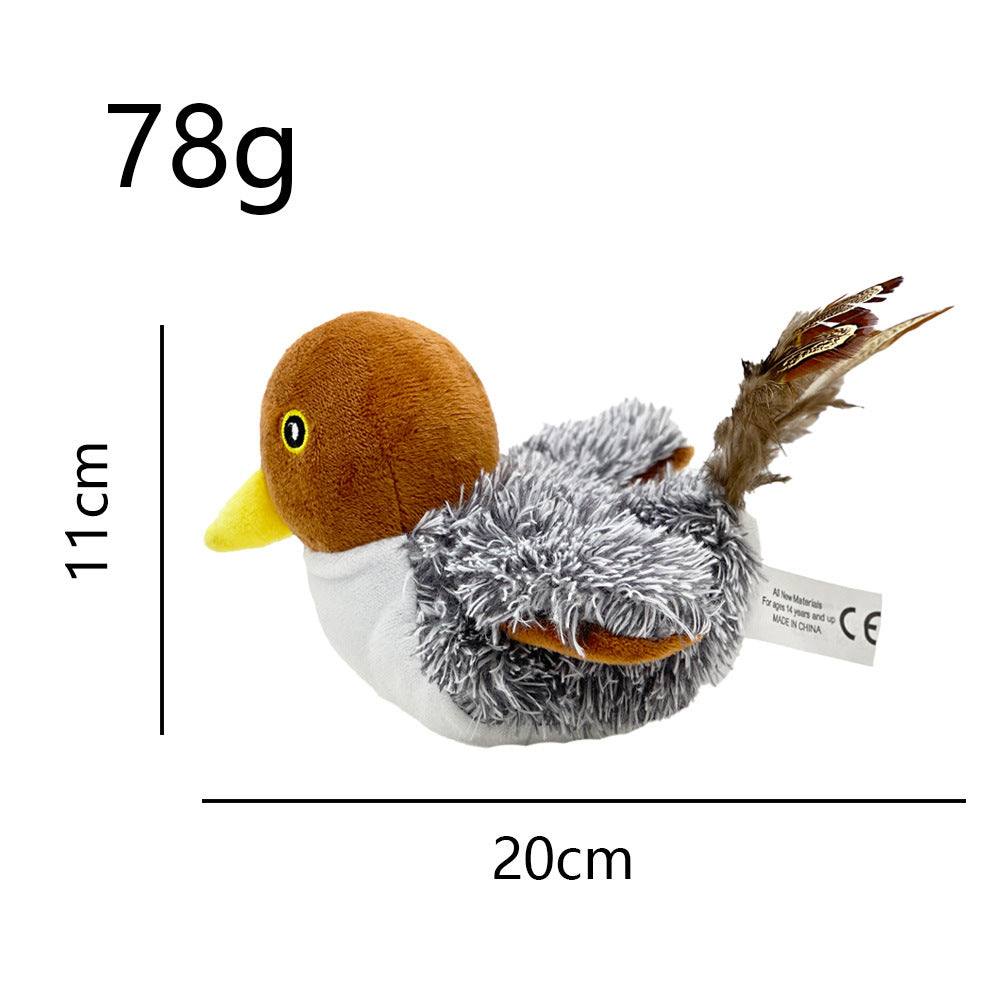USB Rechargeable Flapping Bird Cat Toy - Electronic (6 Bird Variants)