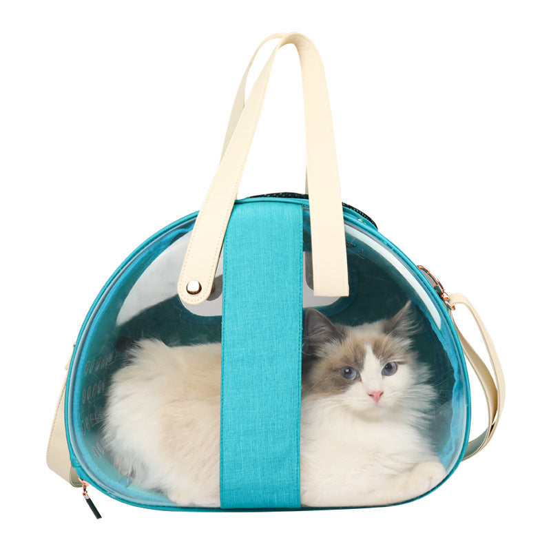 Transparent PVC Pet Carrier Backpack - Space Capsule Style