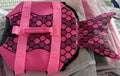 Shark & Mermaid Pet Life Jacket – Polyester Swim Vest for Dogs | Rose Red & Silver Grey | XS–XL