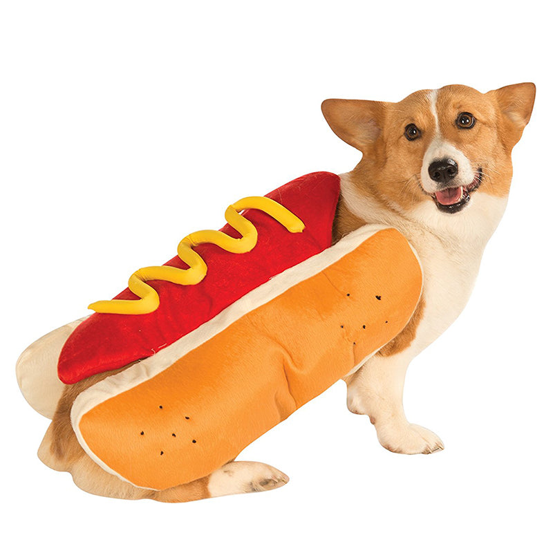 Hot Dog Costume for Dogs & Cats - Funny Party Outfit