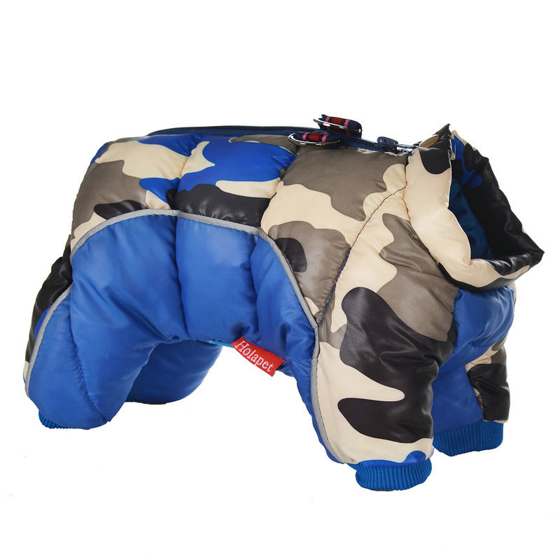 DressPet Co. - Padded Luxury Winter Pet Jacket - Designer, Waterproof, Four-Legged Coat (all sizes + 9 different styles)