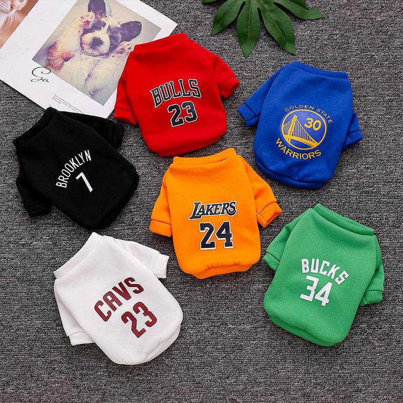 NBA Style Dog Sweaters - 6 Team Options