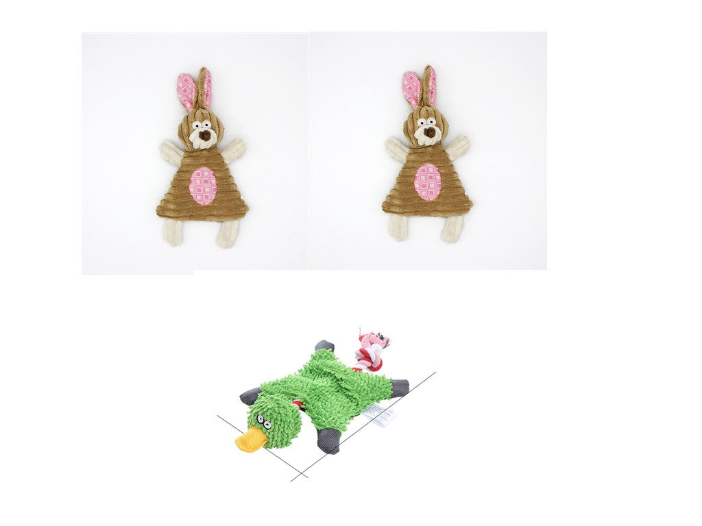 Premium Corduroy Squeaky Dog Toy - Chew, Cuddle & Play (available in 15+ Designs + Mult-Sets)