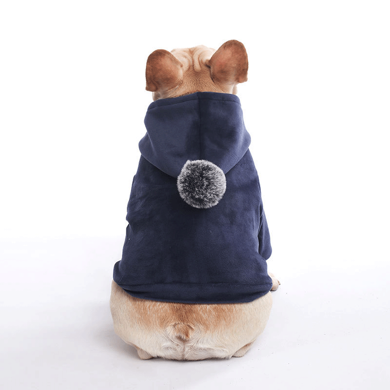 Super Soft Coral Fleece Dog Sweater - Ideal for Small Breeds