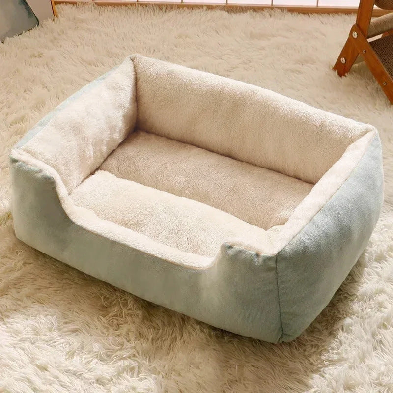 Plush Warm Pet Cushion Bed for Cats & Dogs - 5 Colours (All sizes)