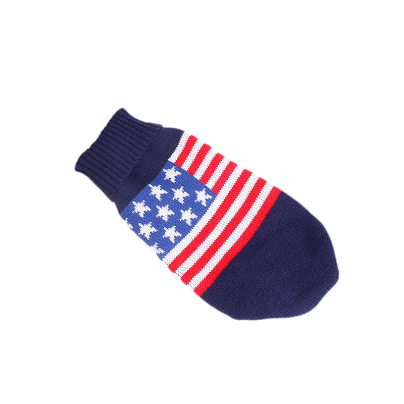 Winter Fashion Dog Jumpers (14 Different Themes) - Festive & Flag Print Designs