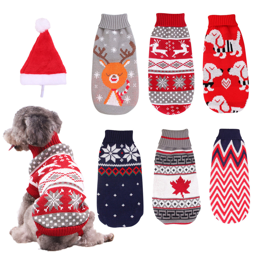BellyRub Christmas Jumper Range - For Dogs & Cats (5 Designs to Choose - All Sizes)