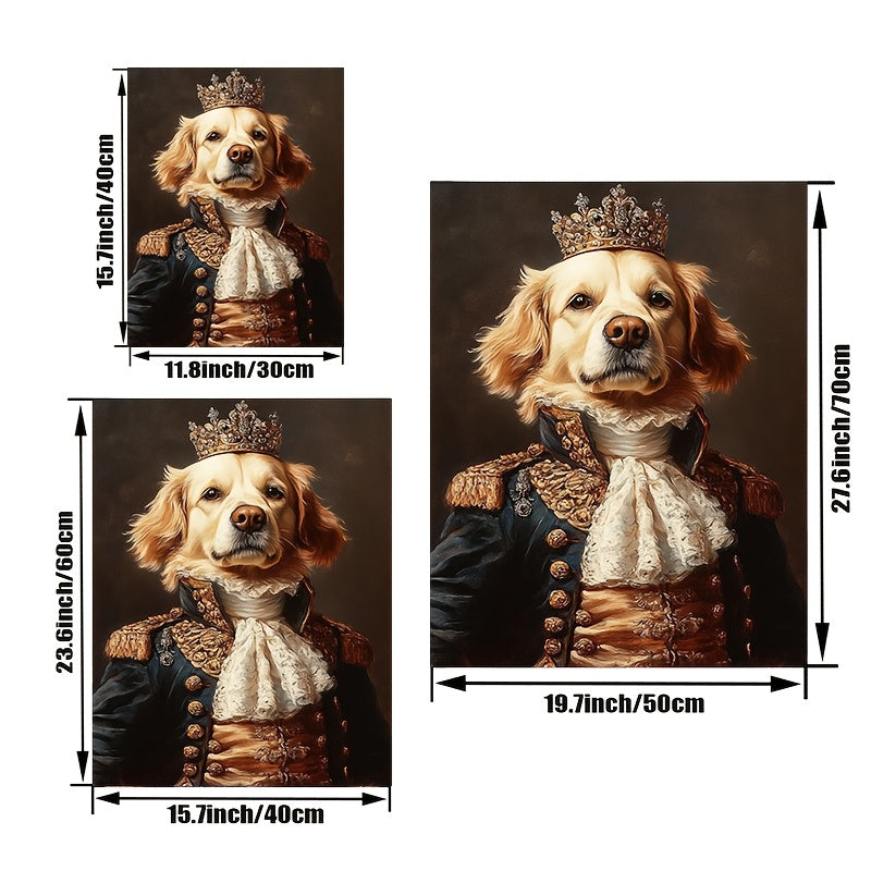Custom Pet Portrait Poster - Vintage Renaissance Royal Style, Dog & Cat Art Print, 2 Sizes