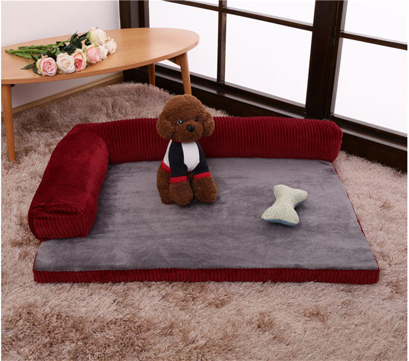 The Nap Throne – Corduroy Pet Sofa