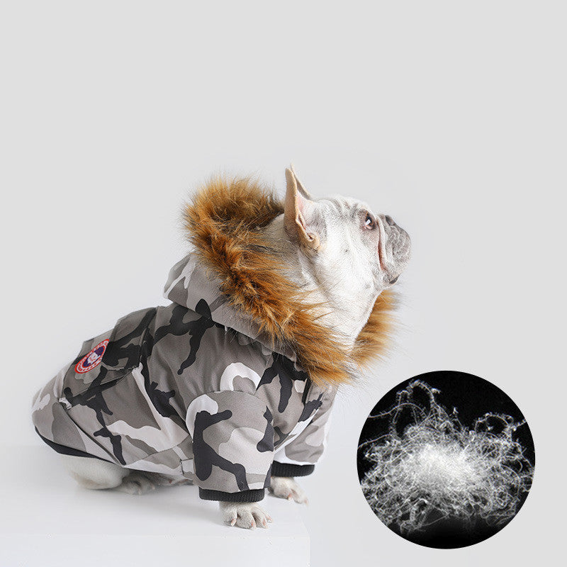 Can Goose Style Dog Puffer Jacket - Camouflage & Classic Colours