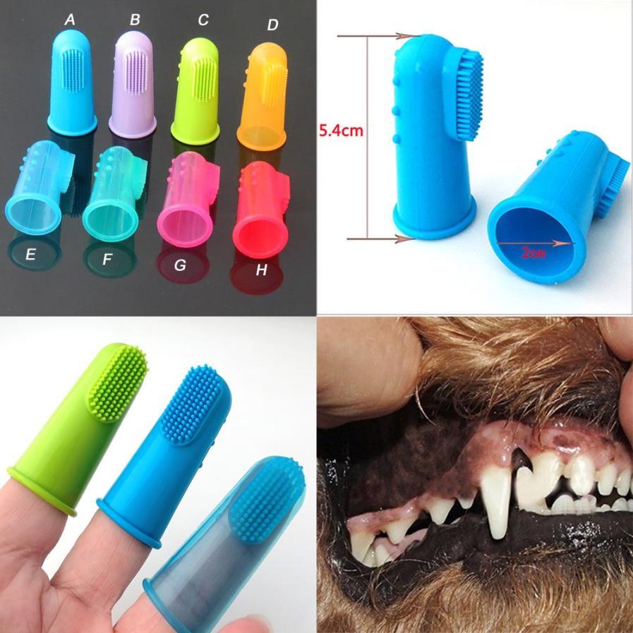 Finger Toothbrush for Pets - Gentle Dental Care