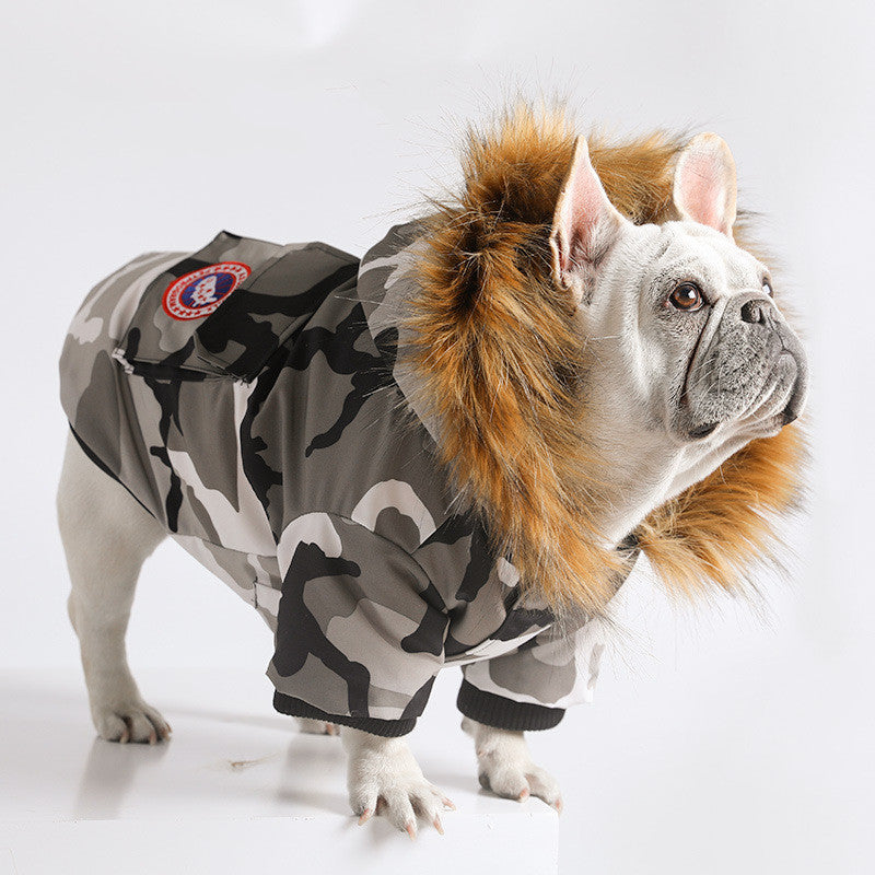 Can Goose Style Dog Puffer Jacket - Camouflage & Classic Colours
